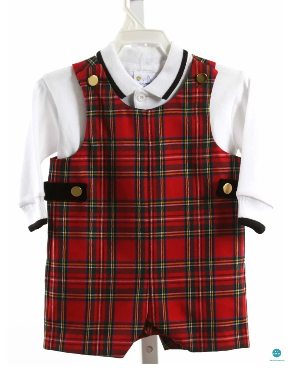 Florence Eiseman Red Plaid Set NWT SZ 9M